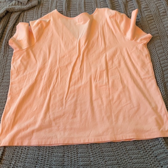 Size 24/26 Light orange Shirt with sequin and bead detail. - Picture 5 of 7